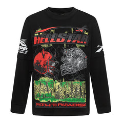 Studios Creative Fun Skull Long Sleeve Tee