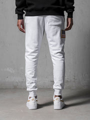 NODP White NASA Sweatpants