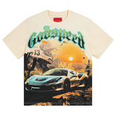 Godspeed Skeletons Sunset Racing T-Shirts #3002