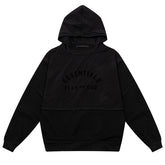 Fear Of God Essentials Letter Logo Splicing Hoodie