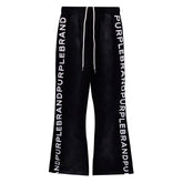 Wordmark Repeat Flare Grey Pants