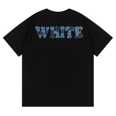 Off White Logo Pattern Printed T-Shirt