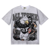 Eagle Football Graphic Crop Tee