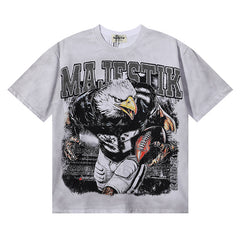 Eagle Football Graphic Crop Tee