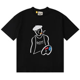 Gallery Dept Glittered Logo Printed T-Shirt