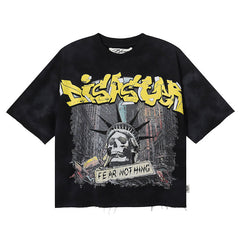Disaster F-Terry Cropped Tee