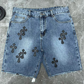 CHROME HEARTS Denim Shorts