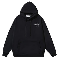 Off White Bling Stars Arrow Reg Hoodie