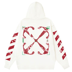 Off White Moon Camera Arrow Skate Hoodie