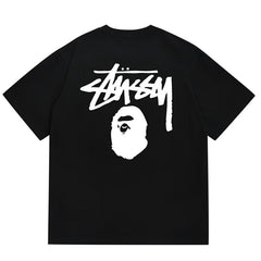 X Stussy Basic Pigment Dyed Tee