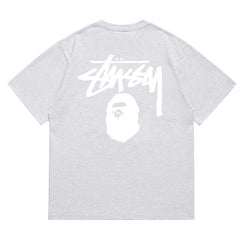 X Stussy Basic Pigment Dyed Tee
