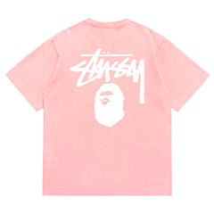 X Stussy Basic Pigment Dyed Tee