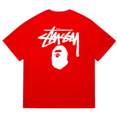 X Stussy Basic Pigment Dyed Tee