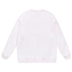 Ape Head Plaid Pattern Print Sweatshirt