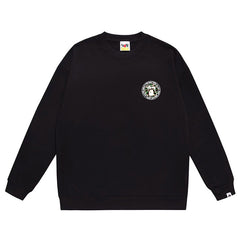 x Stussy Letter Print Crew Neck Sweatshirt