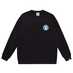 x Stussy Letter Print Crew Neck Sweatshirt