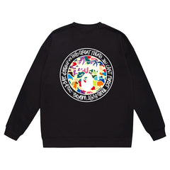 x Stussy Letter Print Crew Neck Sweatshirt