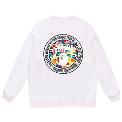 x Stussy Letter Print Crew Neck Sweatshirt