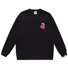 x Stussy Ape Head Pattern Print Sweatshirt