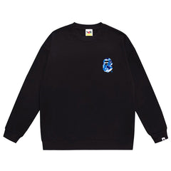 x Stussy Ape Head Pattern Print Sweatshirt