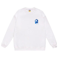 x Stussy Ape Head Pattern Print Sweatshirt