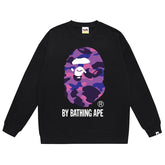 Ape Head Pattern Print Sweatshirt