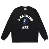 Ape Head Leter Logo Pattern Print Sweatshirt