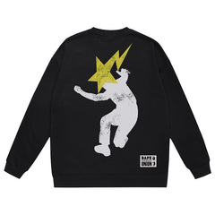 x Union Ape Head Pattern Print Sweatshirt