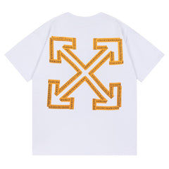 Off White Arrow Logo Pattern T-Shirts