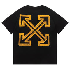 Off White Arrow Logo Pattern T-Shirts