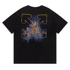 Off White Arrow Logo Pattern T-Shirts