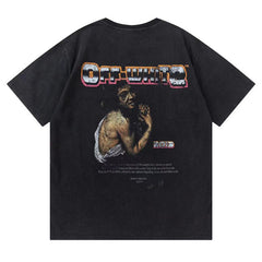 Off White Pattern Print T-Shirts