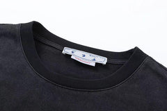 Off White Pattern Print T-Shirts