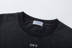 Off White Pattern Print T-Shirts
