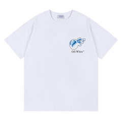 Off White Logo Pattern Print T-Shirts