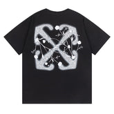 Off White Arrow Logo Pattern T-Shirts