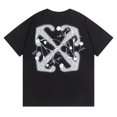 Off White Arrow Logo Pattern T-Shirts