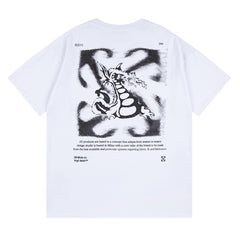 Off White Arrow Logo Pattern T-Shirts