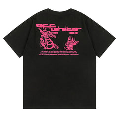 Off White Logo Pattern Print T-Shirts