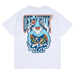 Off White Logo Pattern Print T-Shirts
