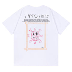 Off White Logo Pattern Print T-Shirts
