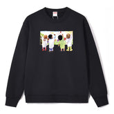 Supreme Kids Pattern Crewneck Sweatshirts
