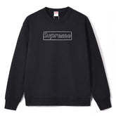 Supreme x Kaws Chalk Logo Crewneck Sweatshirts