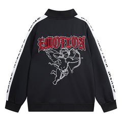 Cupid Embroidery Pattern Jacket