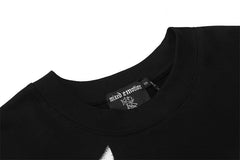 Black “Pearl” Cropped Tee