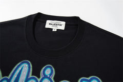 Washed Distressed Rhinestone Tee