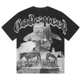 Godspeed Skeleton Cowboy T-shirt
