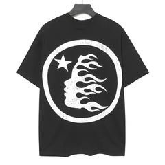 Classic Lettering Rhinestone T-Shirt