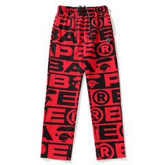 All over letter print sweatpants