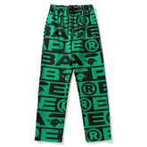 All over letter print sweatpants